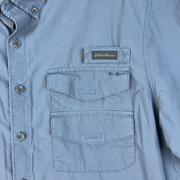 Eddie Bauer Men’s Short Sleeve Fishing Shirt Size TXL - Picture 5 of 10